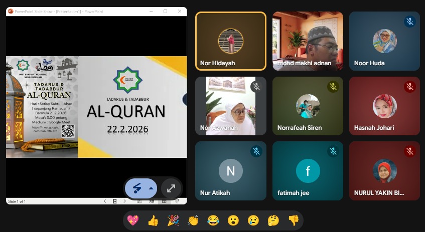 Program Kerohanian Sahabat Hospital Selangor Di  Bulan Ramadhan